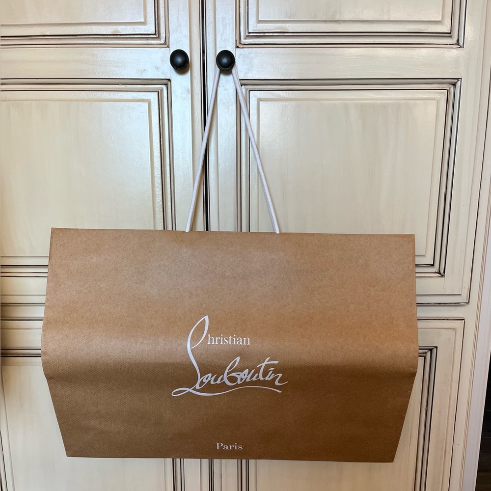 Christian louboutin shopping bag